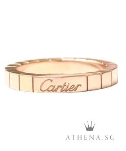 18K ROSE GOLD CARTIER LANIERES RING 5.83G [SIZE 52]