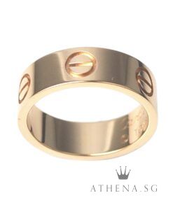 Alternative view of 18K ROSE GOLD CARTIER LOVE RING 5.43G [SIZE 48] [NETT $1280.00]