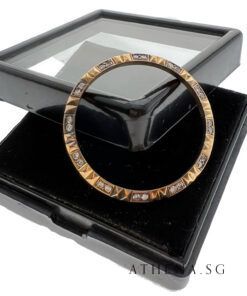 Alternative view of 18K YELLOW GOLD MID SIZE PINEAPPLE DIAMOND BEZEL 31MM