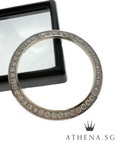 Alternative view of 18K WHITE GOLD "GOOD GRADE VVS" DIAMOND BEZEL 41MM