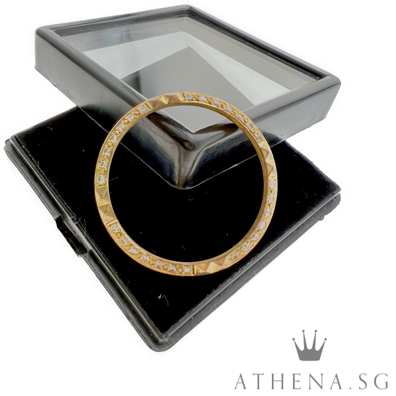18K YELLOW GOLD DIAMOND BEZEL 31MM - Image 2