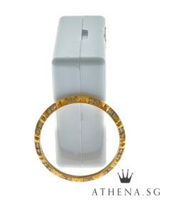 Alternative view of 18K YG MID SIZE DIAMOND WATCH BEZEL 4.18G 31MM