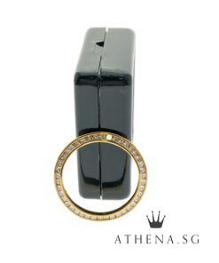 Alternative view of 18K YG LADIES SIZE DIAMOND BEZEL 3.98G 26MM
