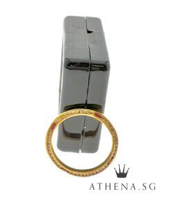 Alternative view of 18K YG LADIES SIZE DIAMOND BEZEL WITH RUBY 2.91G 26MM