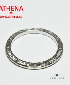 18K WG LADIES SIZE DIAMOND BEZEL 3.52G 26MM