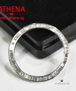 Alternative view of 18K WG LADIES SIZE DIAMOND BEZEL 3.52G 26MM
