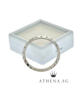 18K WG MID SIZE DIAMOND BEZEL 6.36G 31MM
