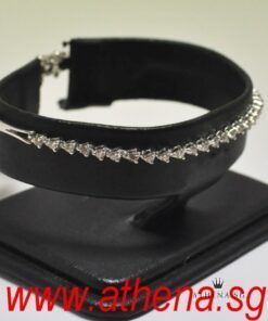 Alternative view of 18K W/G FANCY DESIGN DIAMOND BRACELET D25-0.50CTS 5.06G