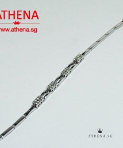 Alternative view of 18K WG DIAMOND BRACELET D32-0.50CTS 7.84G (LENGTH 16CM)