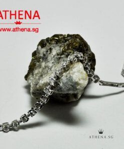 18K WG DIAMOND BRACELET D16-0.32CTS 4.61G