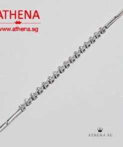 Alternative view of 18K WG DIAMOND BRACELET D16-0.32CTS 4.61G