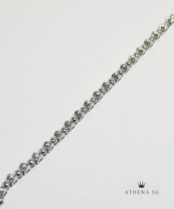 Alternative view of 18K WG DIAMOND BRACELET D21-1.00CTS 9.85G