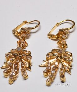 Alternative view of 18K YG INTAN EARRING 7.96G