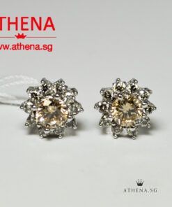 18K WG DIAMOND EARSTUD D2-0.98 D20-0.30CTS 3.10G