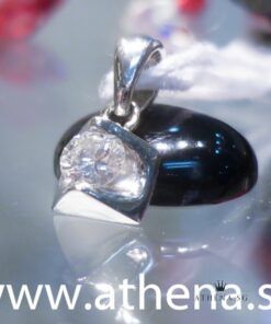 Alternative view of 18K W/G DIAMOND PENDANT D1-0.14CT 0.80G