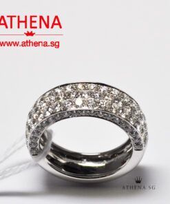 Alternative view of 18K WG DIAMOND RING D92-2.00CTS 4.99G (SIZE 13)