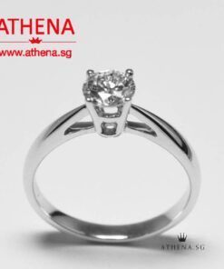 Alternative view of 18K WG SOLITAIRE DIAMOND RING D1-0.50CTS G/VS2 2.30G [WITH GIA REPORT] [FROM SOO KEE JEWELLERY] (SIZE 9.5)