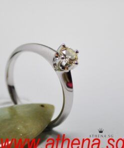 Alternative view of 18K W/G DIAMOND RING D1-0.26CTS 2.25G (SIZE 9)