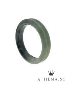 Alternative view of TYPE "A" JADE BANGLE 31.93G [42MM]