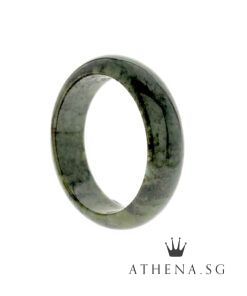 Alternative view of TYPE "A" JADE BANGLE WITH CERT 93.56G [59MM]