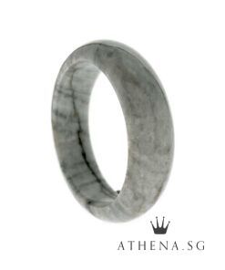 Alternative view of TYPE "A" JADE BANGLE WITH CERT 93.18G [58MM]