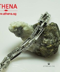 18K WG DIAMOND BRACELET D70-0.70CTS 12.07G (LENGTH 16CM) [$1,688.00 NETT]