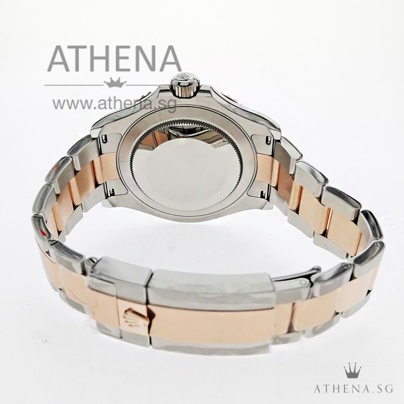 UNWORN !!! ROLEX EVEROSE ROLESOR MEN OYSTER PERPETUAL DATE YACHT MASTER 40 "CHOCOLATE DIAL" WITH BOX & CERT 126621 - Image 3