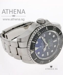 Alternative view of ROLEX OYSTER PERPETUAL DATE DEEPSEA "AN" SERIES "D-BLUE DIAL" WITH BOX & CERT 116660 (STILL UNDER AGENT WARRANTY)