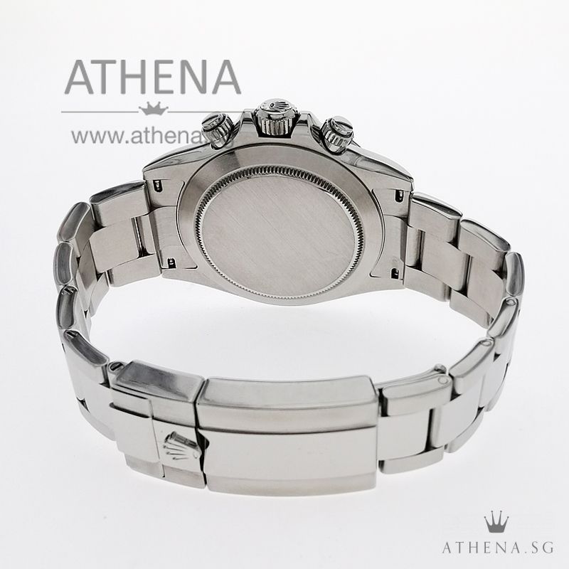 ROLEX OYSTER PERPETUAL COSMOGRAPH DAYTONA "AN" SERIES " BLACK INDEX DIAL" WITH BOX & CERT 116520 - Image 3