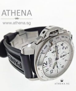Alternative view of PANERAI LUMINOR DAYLIGHT CHRONOGRAPH AUTOMATIC " I " SERIES "WHITE DIAL" WITH BOX & CERT PAM 188