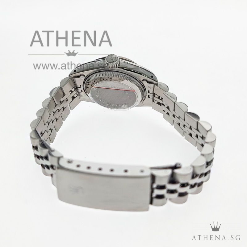 ROLEX LADIES OYSTER PERPETUAL DATEJUST "X" SERIES "WHITE ROMAN DIAL" 69174 - Image 3