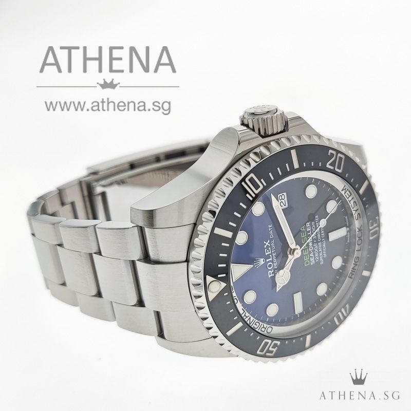ROLEX OYSTER PERPETUAL DATE DEEPSEA "AN" SERIES "D-BLUE DIAL" WITH BOX & CERT 126660 (STILL UNDER AGENT WARRANTY) - Image 2