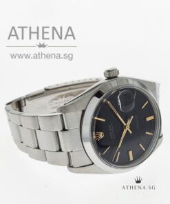 Alternative view of ROLEX VINTAGE OYSTERDATE PRECISION "BLACK INDEX DIAL" 6694