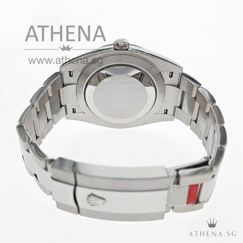 UNWORN !!! ROLEX MENS OYSTER PERPETUAL DATEJUST 41 "AN" SERIES "WIMBLEDON SLATE GREY ROMAN DIAL" WITH BOX & CERT 126300 (UNDER AGENT WARRANTY) - Image 3