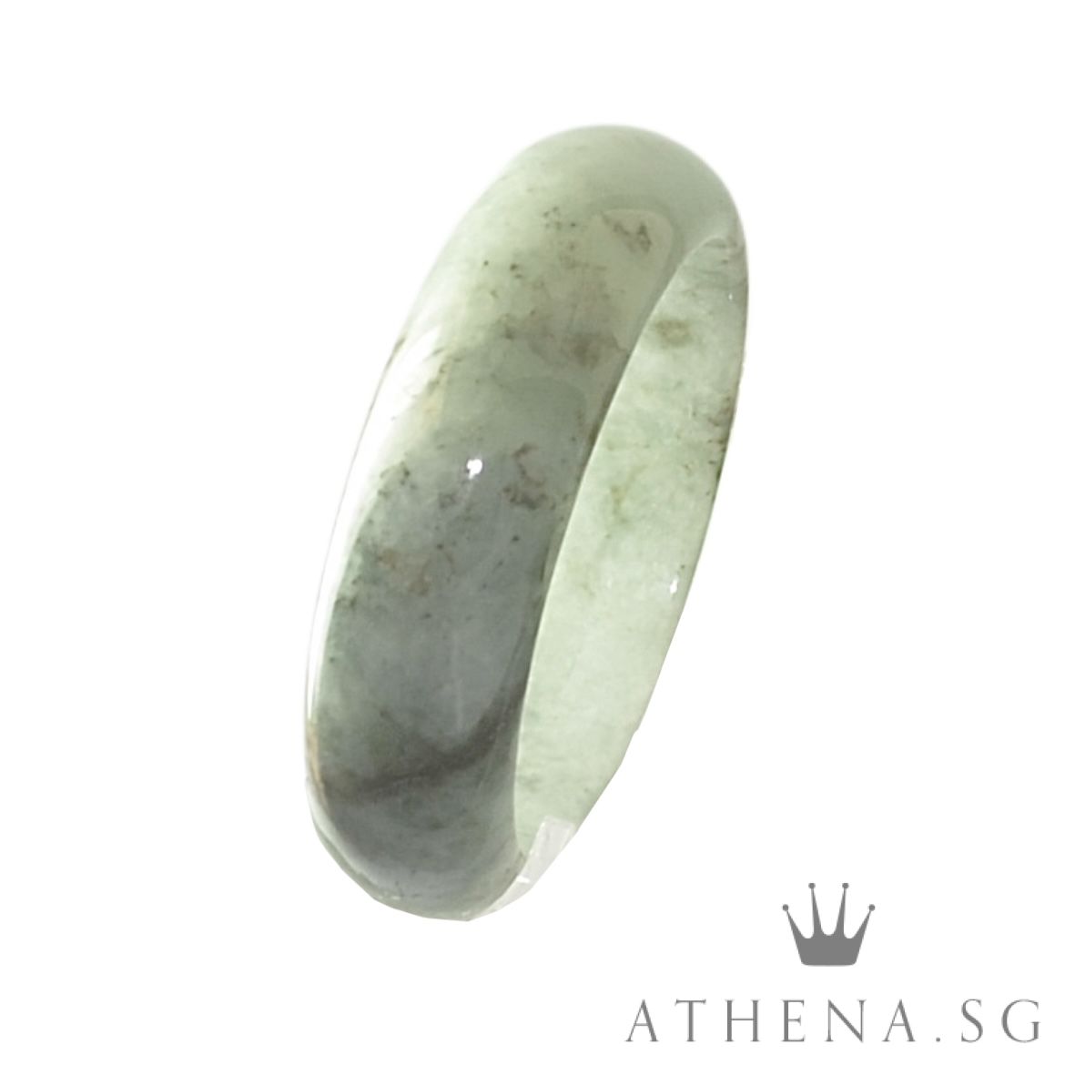 TYPE "A" JADE BANGLE 96.05G (58MM) (WITH CERT) - Image 3