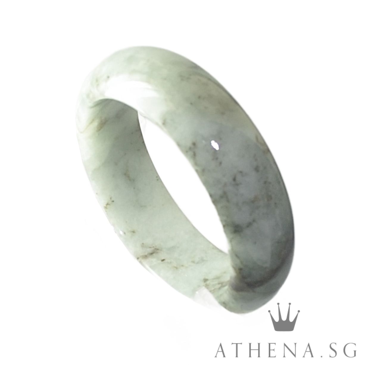 TYPE "A" JADE BANGLE 96.05G (58MM) (WITH CERT) - Image 4