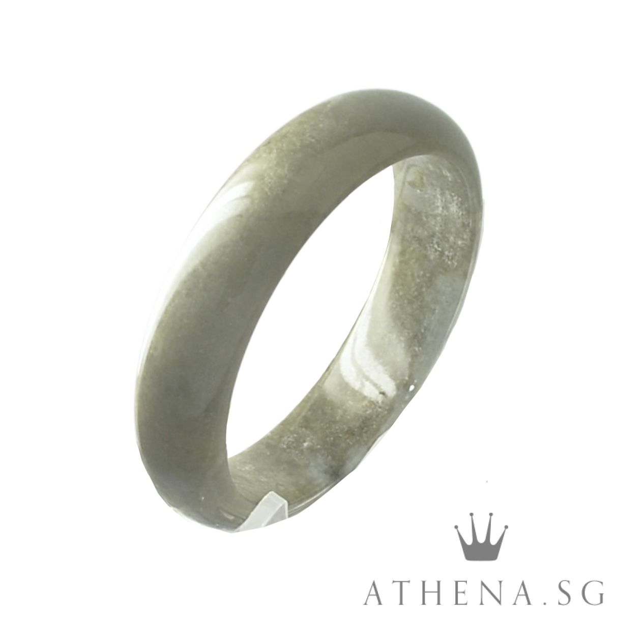 TYPE "A" JADE BANGLE 57.21G (57MM) (WITH CERT) - Image 3