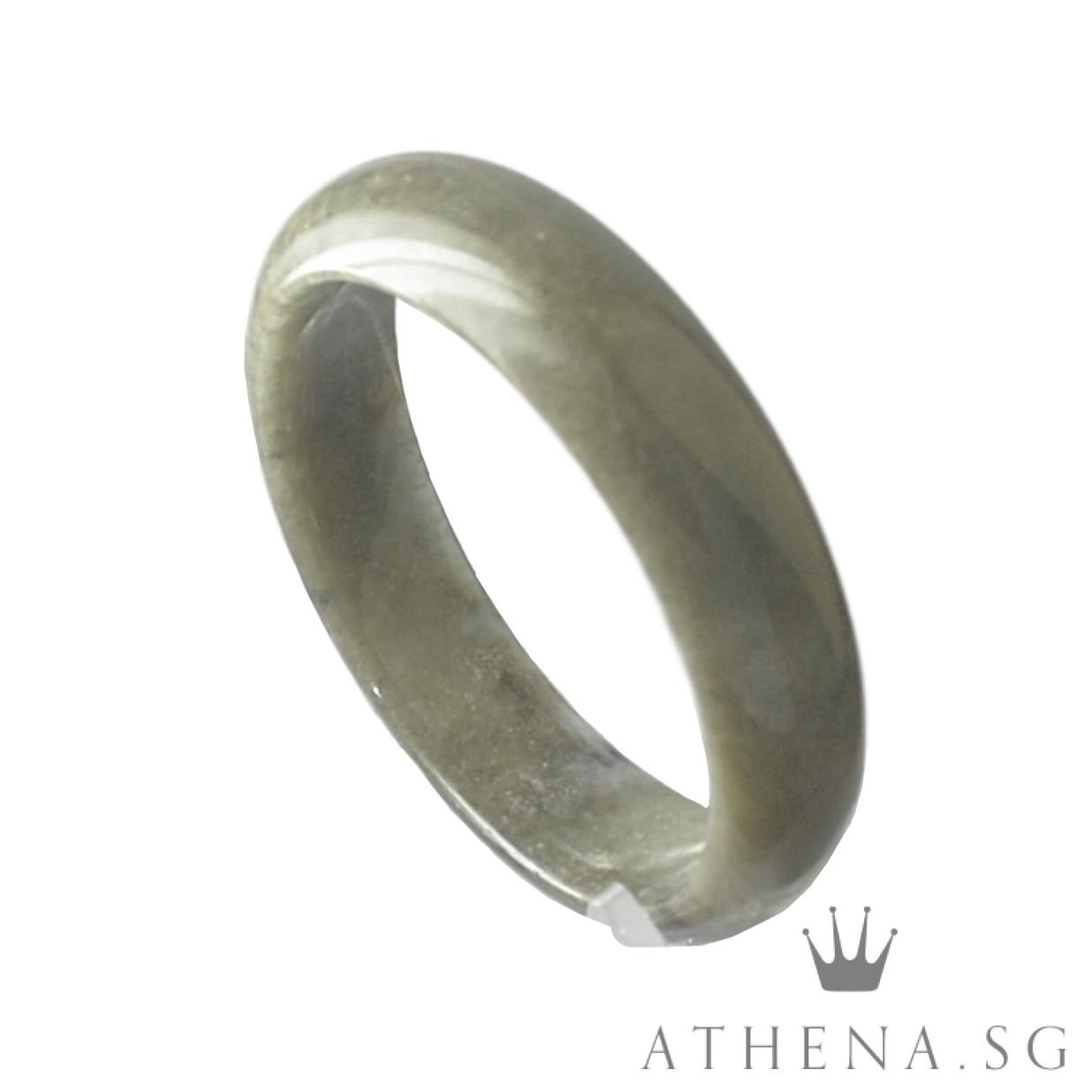 TYPE "A" JADE BANGLE 57.21G (57MM) (WITH CERT) - Image 4