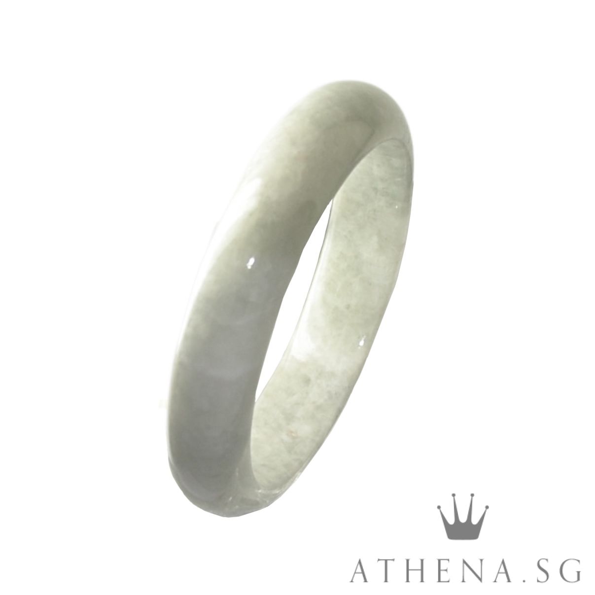 TYPE "A" JADE BANGLE 63.14G (59MM) - Image 3