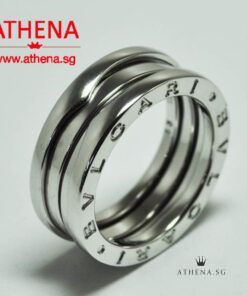 Alternative view of 18K WG BVLGARI B.ZERO 2 TIER RING 8.57G (SIZE 53)