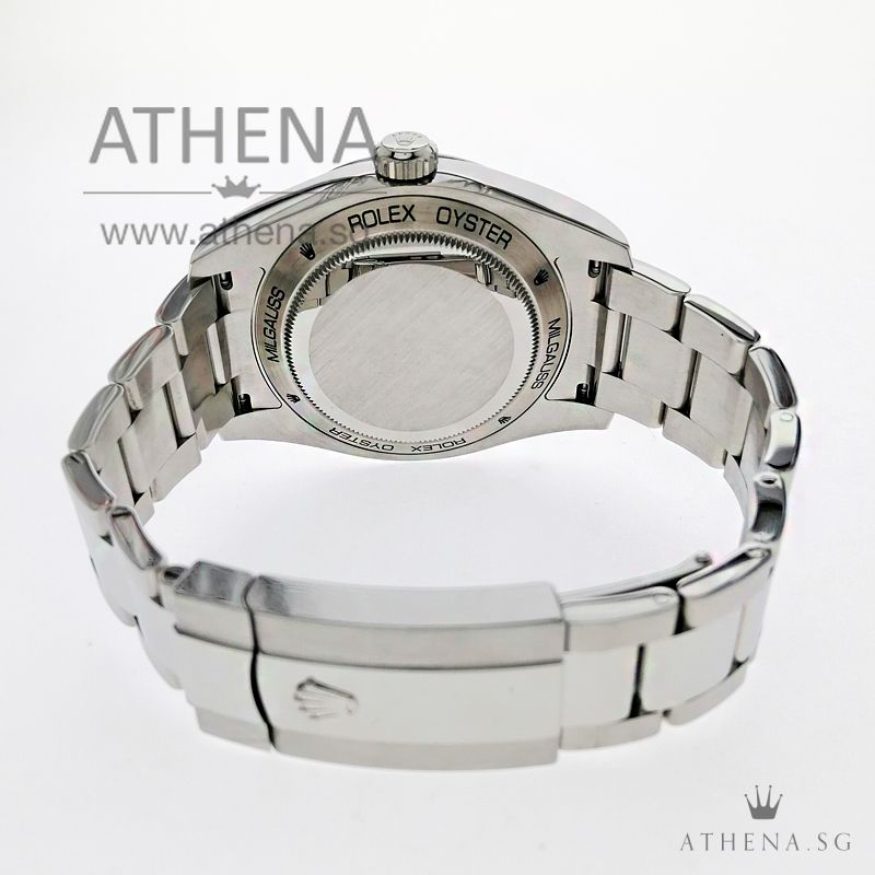 ROLEX OYSTER PERPETUAL MILGAUSS "AN" SERIES "BLUE DIAL" BOX & CERT 116400GV (STILL UNDER AGENT WARRANTY) - Image 3