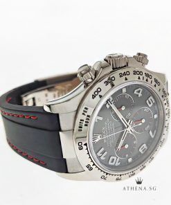 Alternative view of 18K WHITE GOLD ROLEX COSMOGRAPH DAYTONA "AN" SERIES "DARK GREY ARABIC NUMERAL DIAL" WITH BOX & CERT 116519