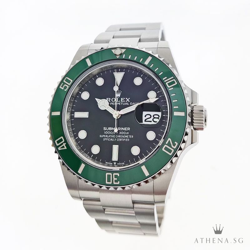 LIKE NEW !!! ROLEX OYSTER PERPETUAL DATE SUBMARINER 41"STARBUCKS" WITH BOX & CERT 126610LV