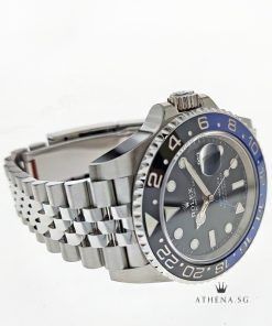 Alternative view of LIKE NEW !!! ROLEX OYSTER PERPETUAL DATE GMT MASTER II CERAMIC "BATGIRL" "AN" SERIES WITH BOX & CERT 126710BLNR (STILL UNDER AGENT WARRANTY)