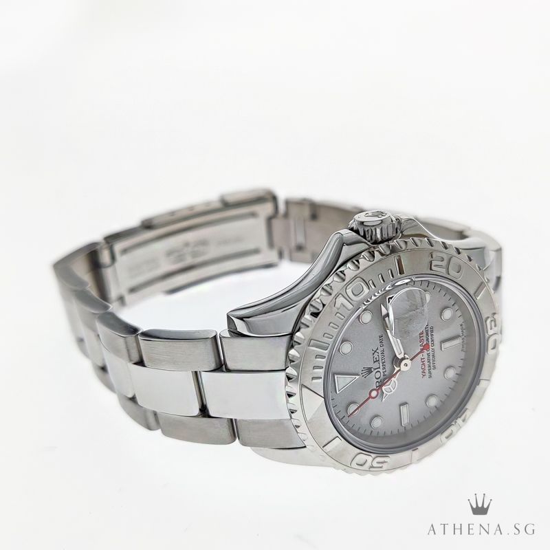 ROLEX ROLESIUM LADIES OYSTER PERPETUAL DATE YACHT-MASTER "Y" SERIES WITH ROLEX POUCH & CERT 169622 - Image 2