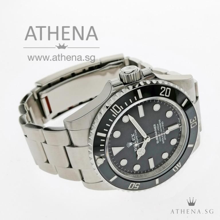 UNWORN !!! ROLEX OYSTER PERPETUAL SUBMARINER NO-DATE 41 CERAMIC WITH BOX & CERT DATED 2021 124060 - Image 2