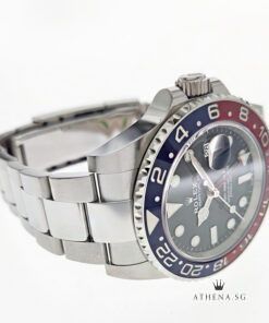 Alternative view of UNWORN !!! ROLEX OYSTER PERPETUAL DATE GMT MASTER II CERAMIC "PEPSI" "AN" SERIES WITH BOX & CERT 126710BLRO [NEW 2021 MODEL]