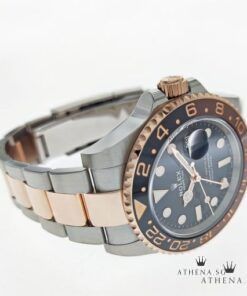 Alternative view of ROLEX EVEROSE ROLESOR OYSTER PERPETUAL GMT-MASTER II CERAMIC “ROOT BEER” WITH BOX & CERT 126711CHNR (STILL UNDER AGENT WARRANTY)