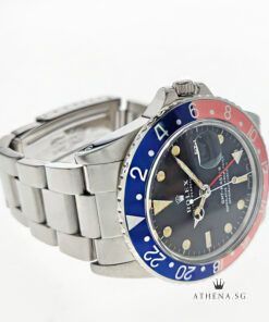 Alternative view of COLLECTIBLE TIMEPIECE !!! ROLEX OYSTER PERPETUAL GMT-MASTER "PEPSI" "MATT TRITIUM DIAL" 1675