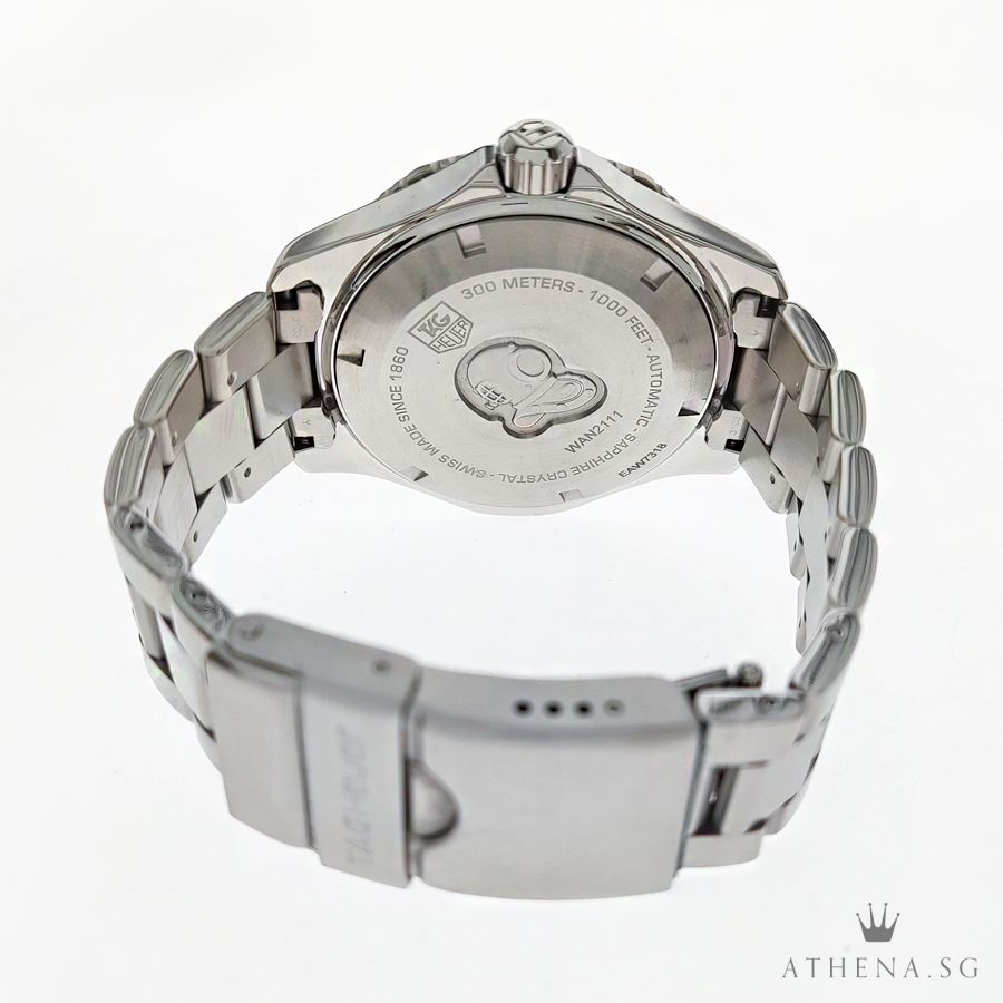 TAG HEUER AQUARACER 300M CALIBRE 5 AUTOMATIC 41MM "TWO TONE BLUE DIAL" WAN2111 - Image 3